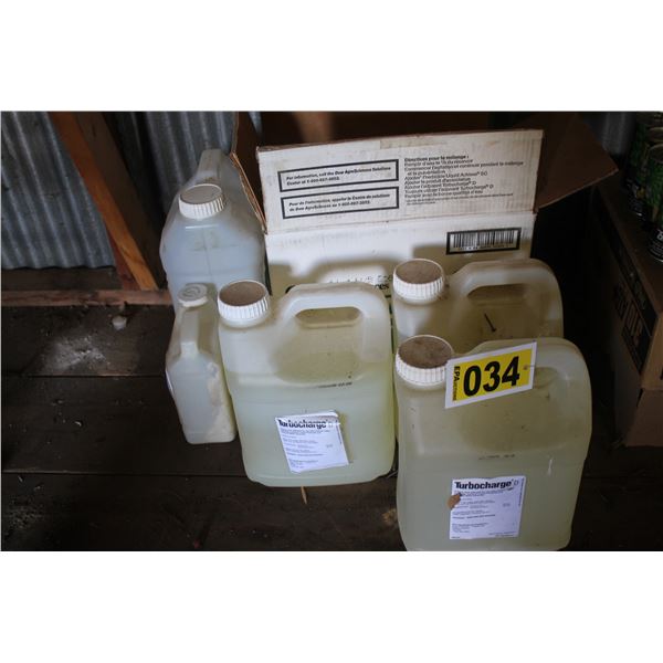 3- Jugs of turbocharger liquid achieve, 2- partial herbicide