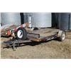 Image 1 : 8 x 14 tilt deck trailer, 15 wheels, 3500 lb, single axle