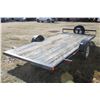 Image 3 : 8 x 14 tilt deck trailer, 15 wheels, 3500 lb, single axle