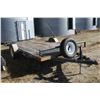 Image 4 : 8 x 14 tilt deck trailer, 15 wheels, 3500 lb, single axle