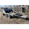 Image 2 : Utility Trailer c/w tandem axles, Approx. 7 x 12, Homemade