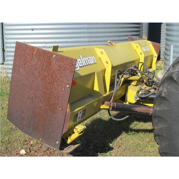 Degelman 10ft 46/57, 4-way blade, was mounted on Case 7220 (All nuts have been loosened, buyer to ta
