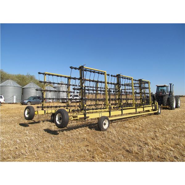 Degelman 7000,70 ft Strawmaster Heavy harrows Model# SM7001, SN- 2968, curved tines