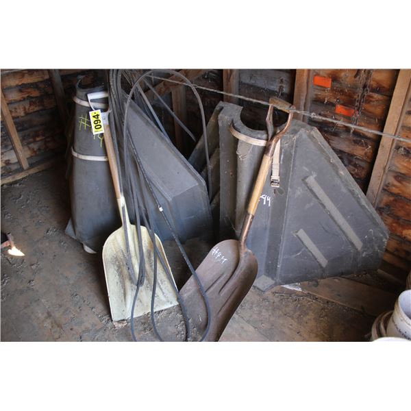 2- Hoppers & 2- shovels (in granary)