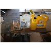 Image 1 : Jug of 15W40, 2- Jugs of Dex/Merc ATF, 3- hammers and cage
