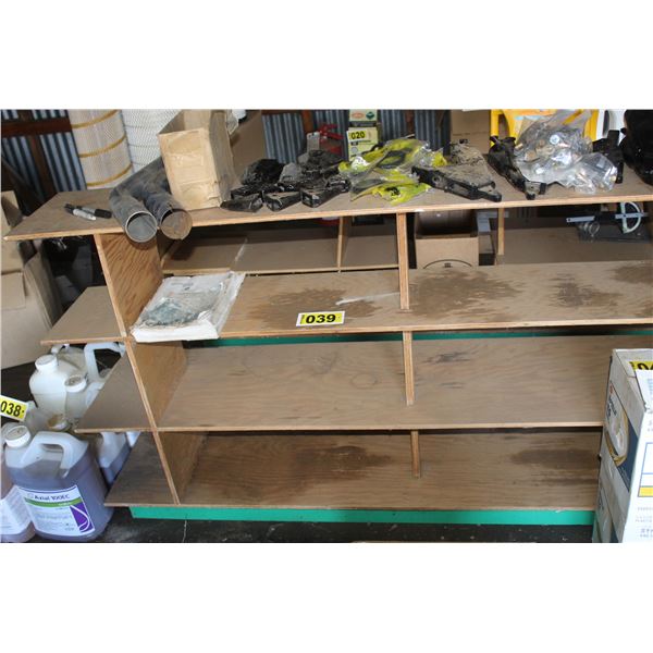 2- Wooden shelves