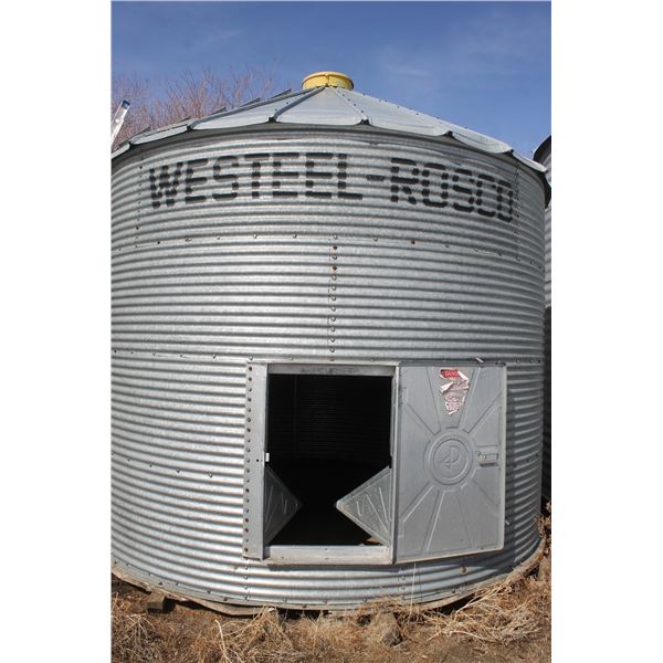 4 Ring Westeel grain bin (poor floor) All bins to be removed by July 1st/2023