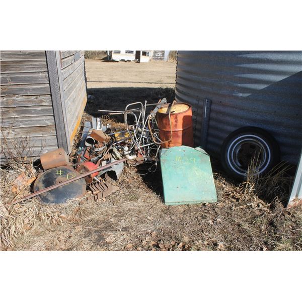 Small pile of misc. steel