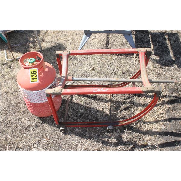 Barrel tip and foam marker tank