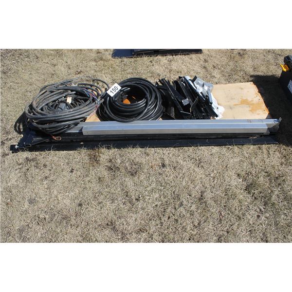 Steel frame, elec. Cord and flex hose