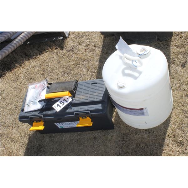 Tool box and barrel (plastic)