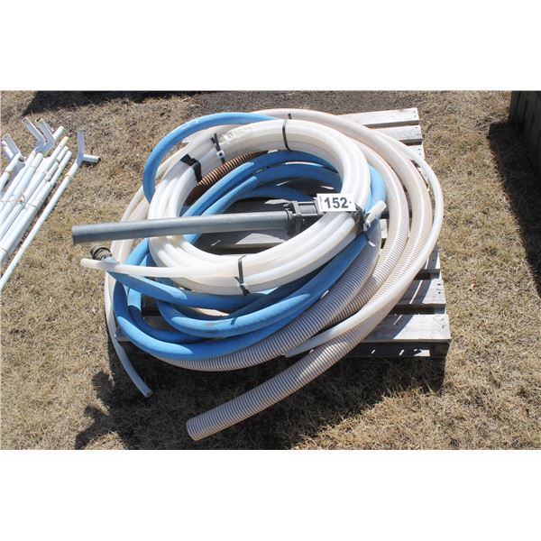 Assorted water hose and couplers