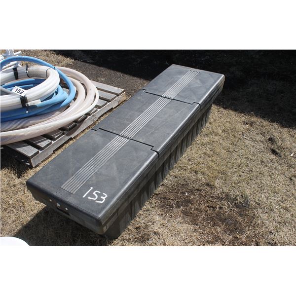 Black tool box for truck