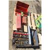Image 2 : Craftsman tool box, emergency flare kits, misc. sockets & tools in gray box