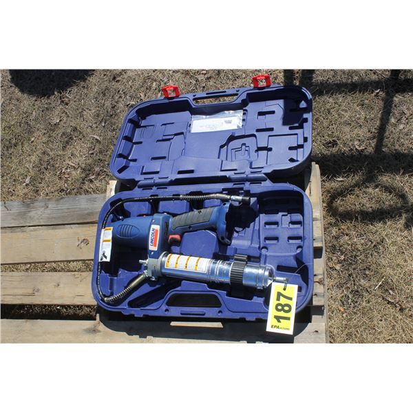 Lincoln battery grease gun