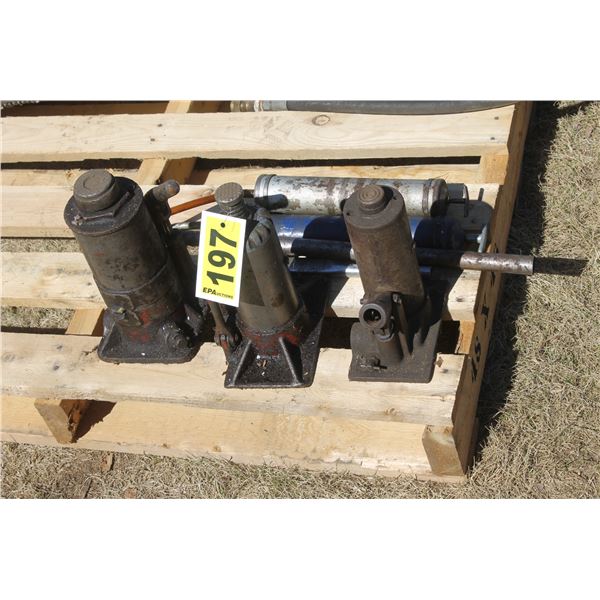 3- Bottle jacks and grease guns