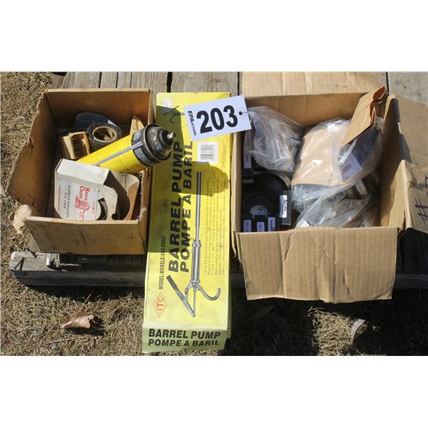 Bourgault mid row coulter bander bearings, barrel pump (new)