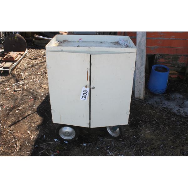Cabinet on wheels
