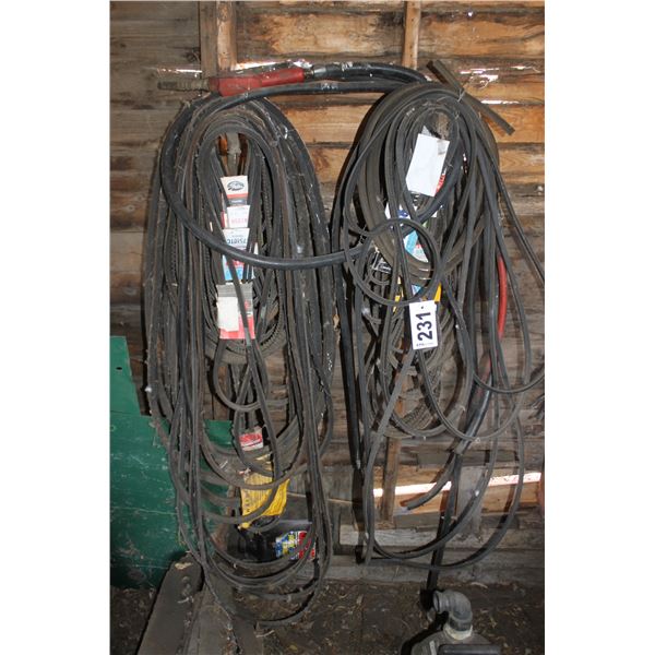 Belts & hoses on south wall