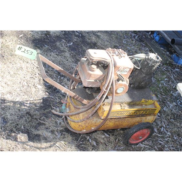 Cultivator shovels, disc blades and air compressor