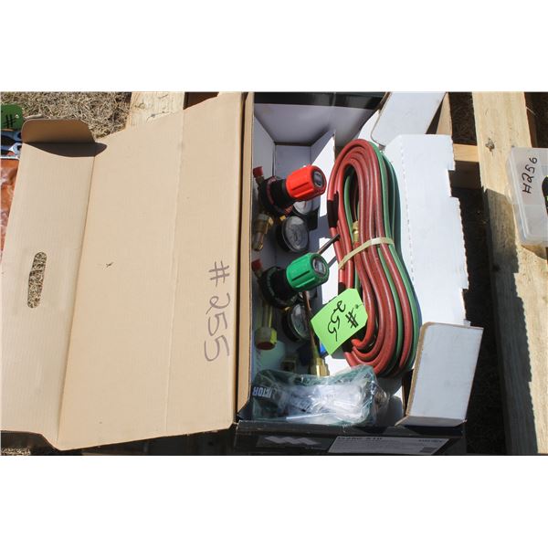 New Acetylene regulator and hose