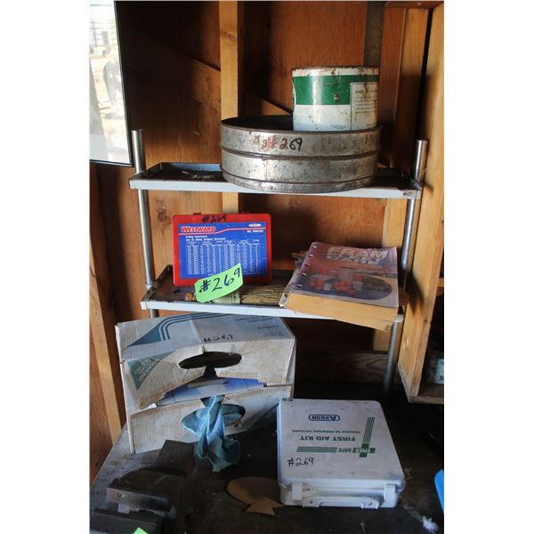 O-rings, sieves and first aid