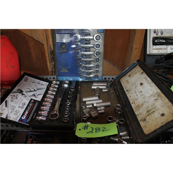 Socket set & ratchet wrenches up to 18mil