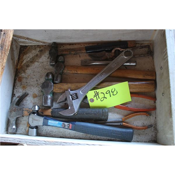 Hammers, pliers and crescent