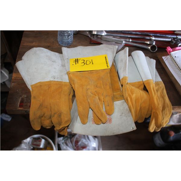 3- Sets of welding gloves