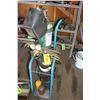 Image 1 : Cutting torch, gauges, cart, helmet & bottles