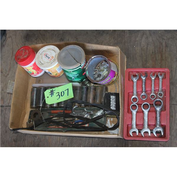 Impact socket, wrenches and misc. tools