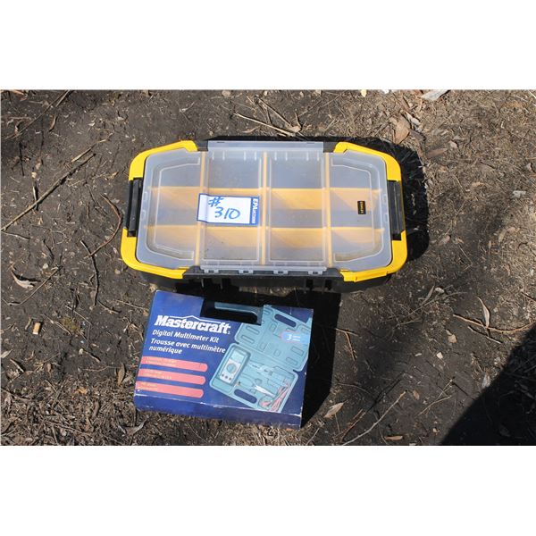 Bolt organizers, Mastercraft digital multimeters