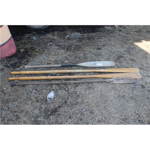 2- Sets of wood oars