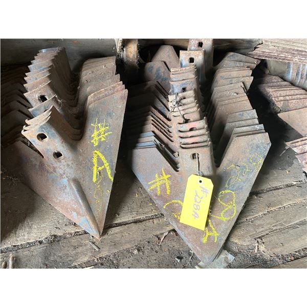 Approx. 50 cultivator sweeps & openers