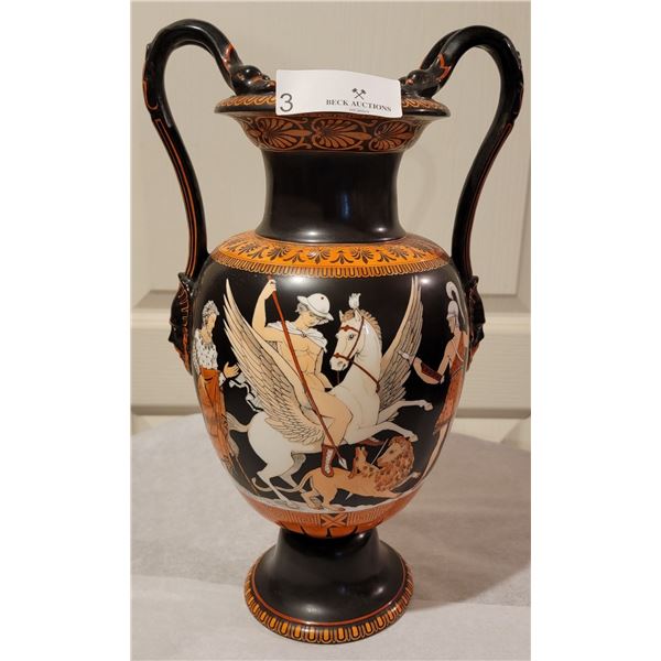 Vintage Replica Greek Bellerophon Vase