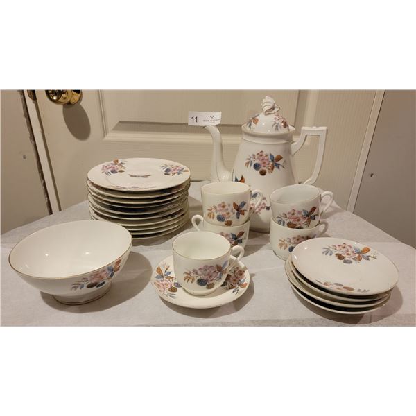 A Beautiful Tea Pot China Set-Hand Painted