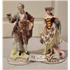 Image 1 : A Pair Of Delightful Porcelain Ornaments, Dressed In Victorian Era Garb.