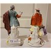Image 2 : A Pair Of Delightful Porcelain Ornaments, Dressed In Victorian Era Garb.