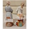 Image 2 : A Pair of Delightful Child Ornaments; Dressed in Victorian Era Garb.