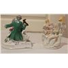 Image 2 : A Pair of Charming Porcelain Ornaments; Dressed in Victorian Era Garb