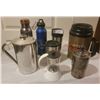 Image 1 : An Assortment of Coffee Related Items( Mugs, Pot and Percolators)