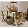 Image 1 : An Large Assortment of Brass Items