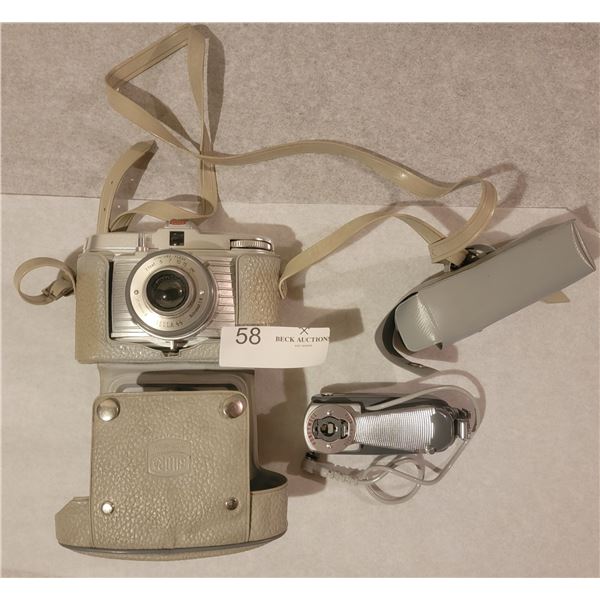 A Blura: Bella 44 Camera With Matching Flash