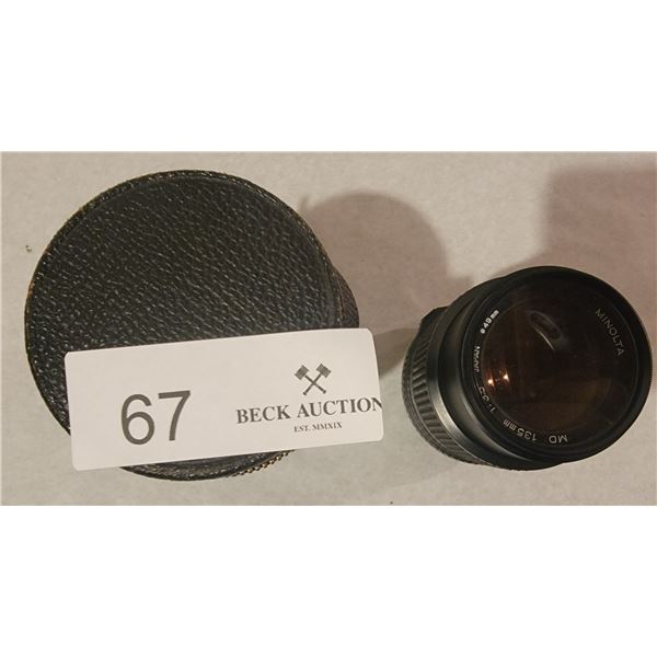 A Minolta Lens/Case