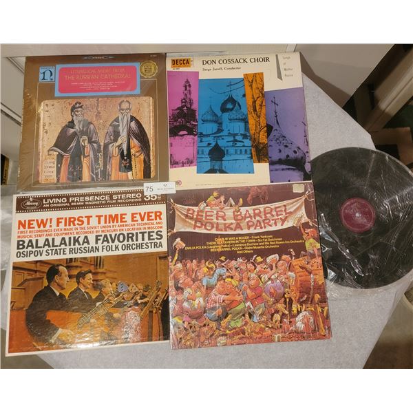 An Assortment Of Soviet Era Records-Vinyl
