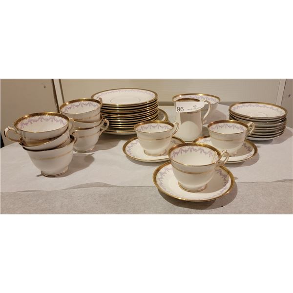 A Gorgeous Collection of China( Tea Cups, Dinner Plates etc.) By Court China