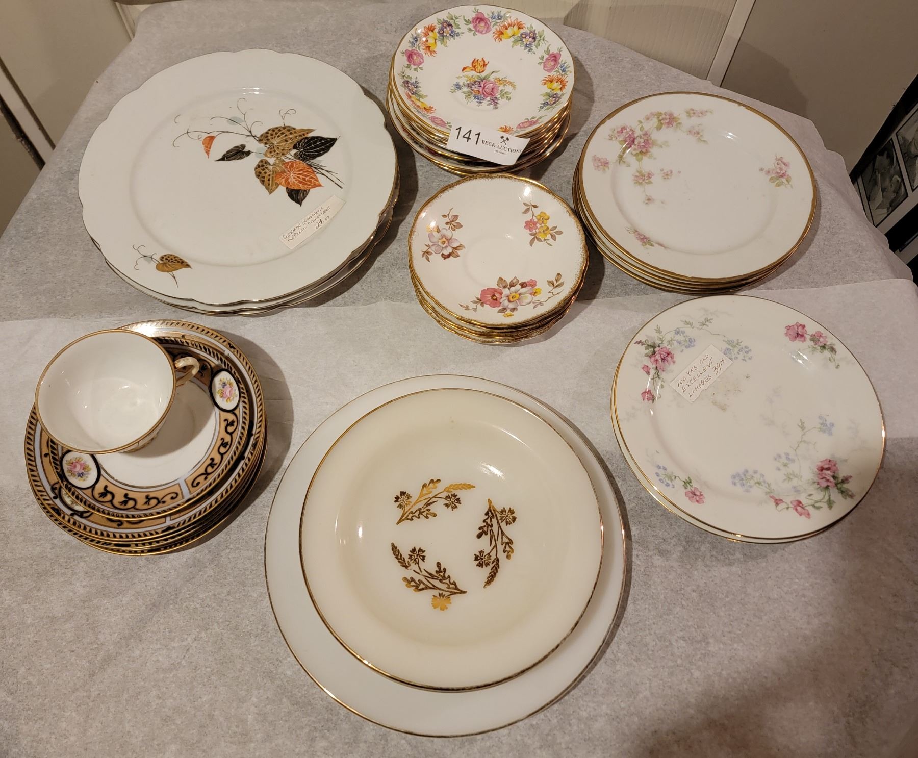Matching Plate A Large Collection of Assorted/Matching Plates