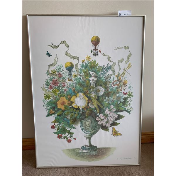 Erik Nordgreen "Tivoli Gardens" (1946)  - Framed Print