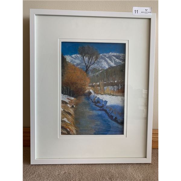 Tony Overweel "Clear Spring Day" - Original Pastel on Paper Artwork 20.5" x 16.5"