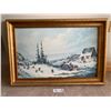 Image 1 : Cornelius Krieghoff (1856) "Village School" - Framed Print - Framed Print